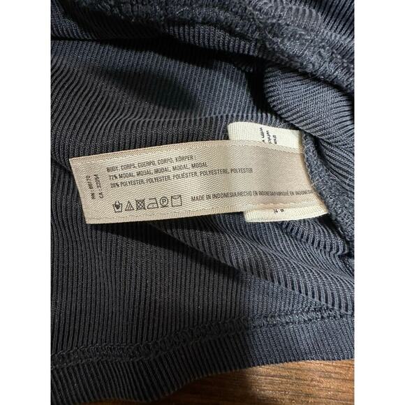 Anthropologie Lounge Wear Top Women XS Oversized Boxy Comfy Stretchy Loose Cozy - Picture 9 of 10